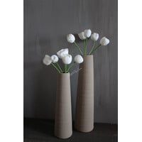 Kunstboeketje bol Tulpen white 50 cm