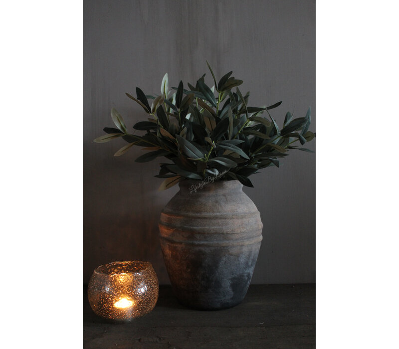 Kunstboeket / bundel Olijftakken 34 cm