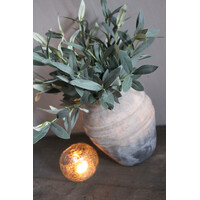 Kunstboeket / bundel Olijftakken 34 cm