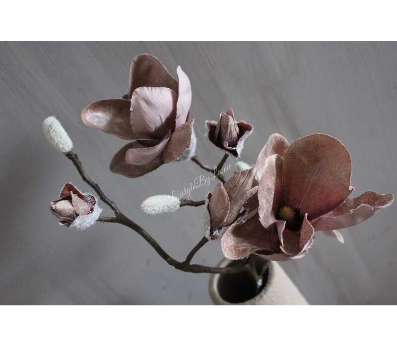 Kunst Magnolia tak Powder pink 72 cm