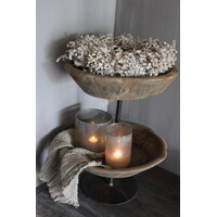 Krans gedroogde Bonsai en wilde Lavendel 35 cm