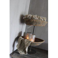 Krans gedroogde Bonsai en wilde Lavendel 35 cm