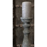 Houten baluster kandelaar Haruka island 46x15cm