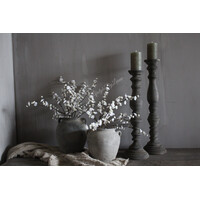 Houten baluster kandelaar Haruka island 53 x 15 cm