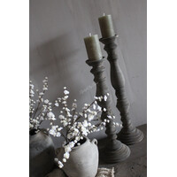 Houten baluster kandelaar Haruka island 46 x 15 cm