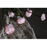 Zijden bosje Ranonkels pastel roze 52 cm