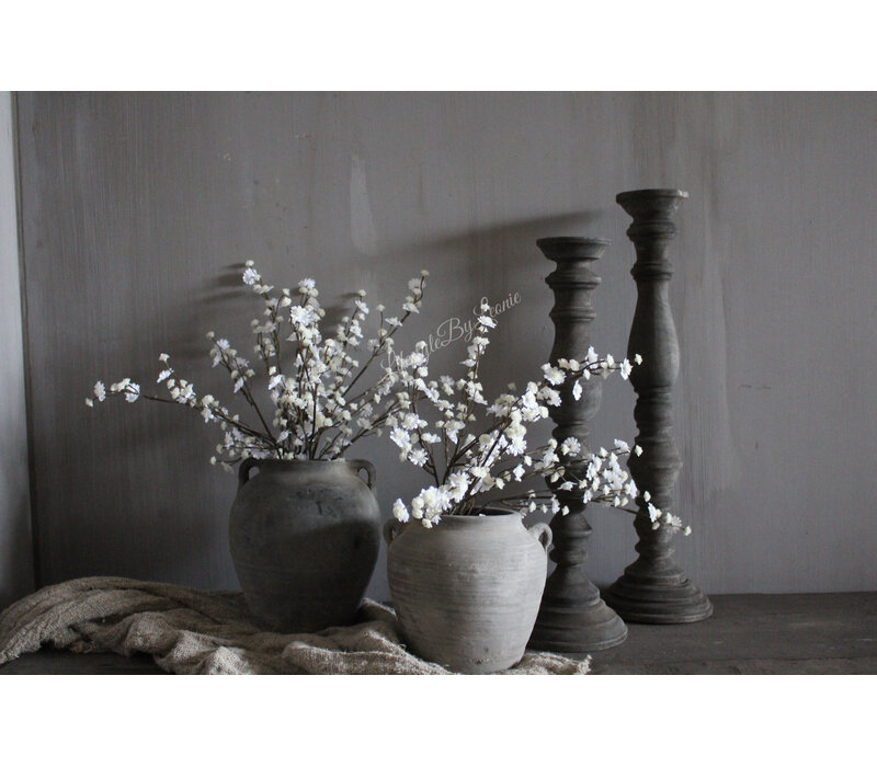 Kunsttak Gipskruid soft white 57 cm