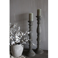 Kunst tak gipskruid soft white 57cm