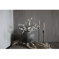 Kunst tak gipskruid soft white 57cm