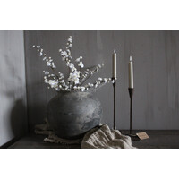 Kunst tak gipskruid soft white 57cm