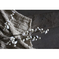 Kunst tak gipskruid soft white 57cm