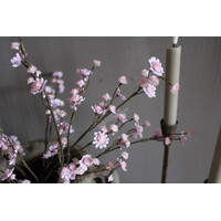 Kunsttak Gipskruid pastel pink 57 cm