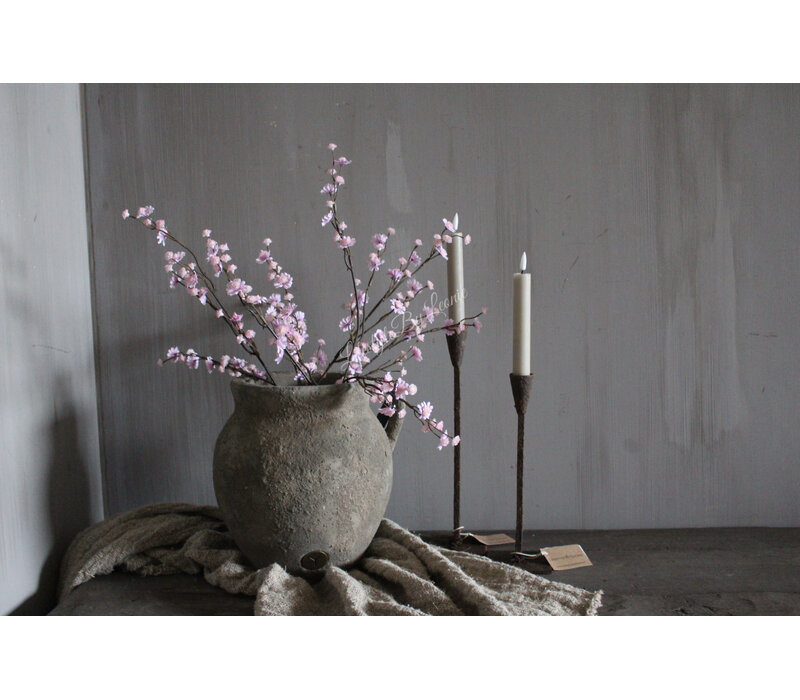 Kunst tak gipskruid pastel pink 57cm