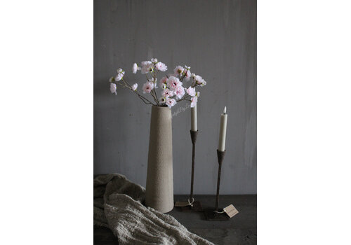 Zijden bloeiende bloesem tak Soft pink 50 cm