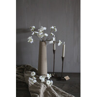 Zijden bloeiende bloesem tak Soft white 50 cm