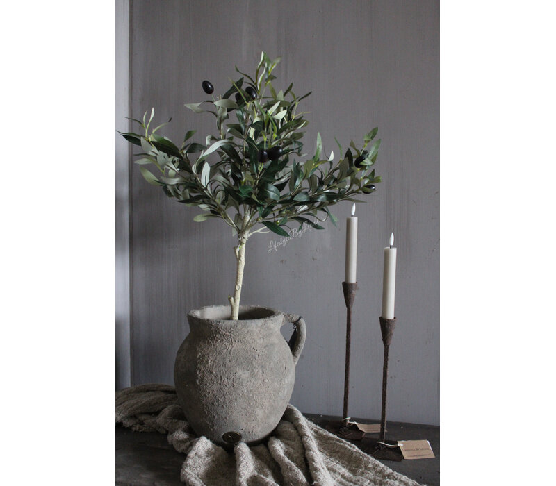 Zijden olijfboom 65 cm