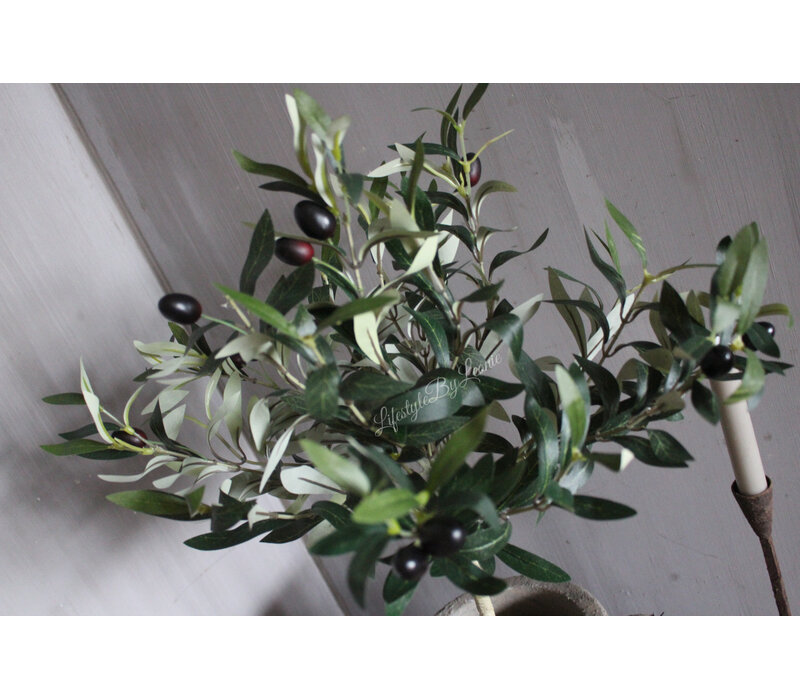 Zijden olijfboom 65 cm
