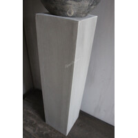 Hoge vierkante zuil grey/brown 81 x 20 cm