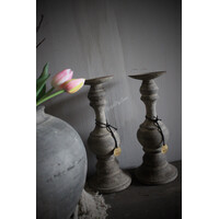 Baluster kandelaar Old barn 28cm