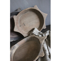 Uniek houten Chapati plate 50 cm