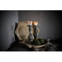 Uniek houten Chapati plate 50 cm