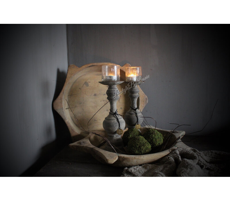 Uniek houten Chapati plate 50 cm