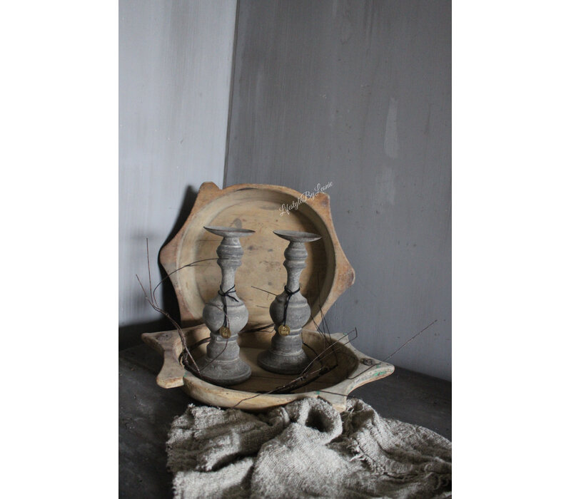 Uniek houten chapati plate 50cm