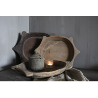 Mooie stenen pot met deksel Old barn 16 x 15 cm