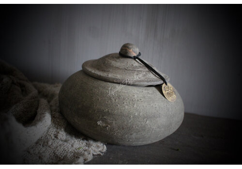 Mooie stenen tabakspot Old barn 18 x 12 cm