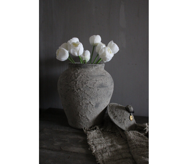 Kunstboeketje bol Tulpen white 50 cm