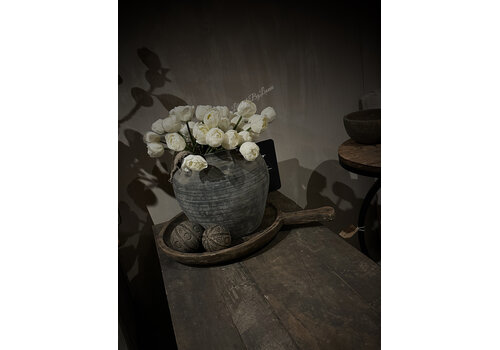 Kunstboeketje bol Tulpen white 50 cm