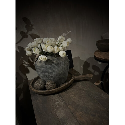 Kunstboeketje bol Tulpen white 50 cm 