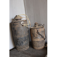 Authentieke nepalese pot met deksel