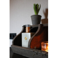 Gruttersbak met 2 vakken Antique grey 30x23cm