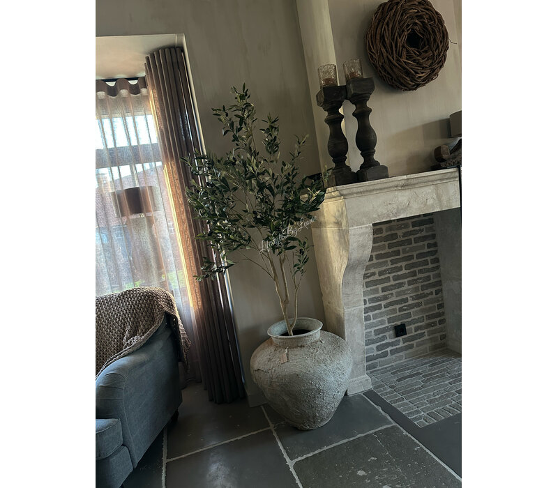 Kunst olijfboom van zijde 180 cm