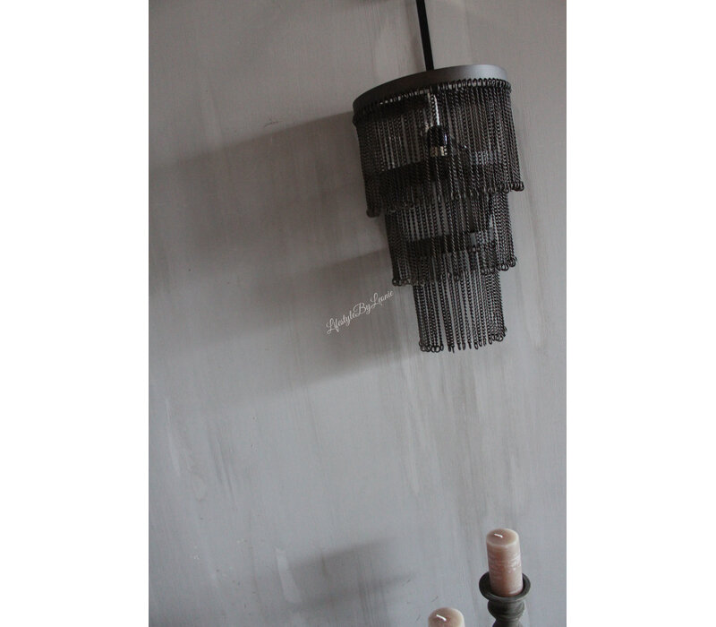 Metalen wandlamp Cheri chain 50 cm