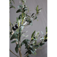 Kunst olijfboom van zijde 120 cm