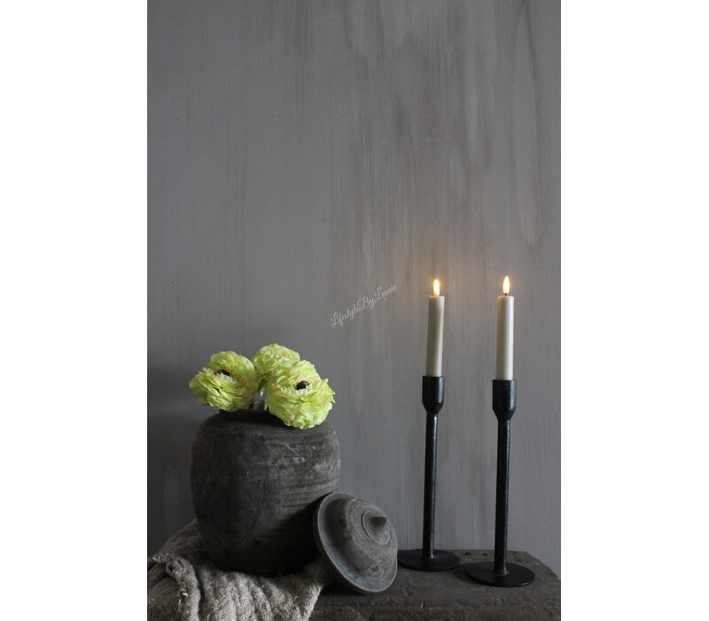 Namaak zijden ranonkel Green 34cm