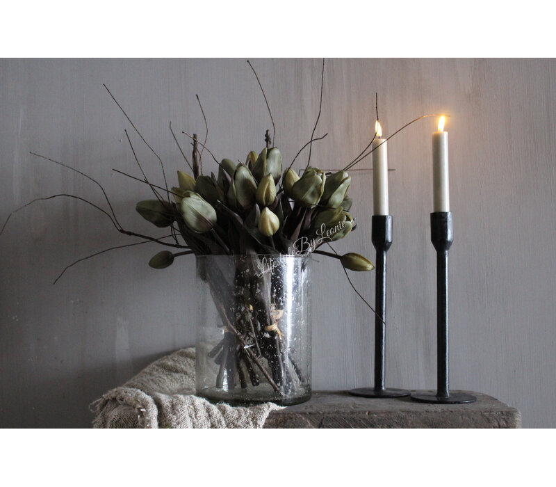 Namaak boeket Tulpen green 30 cm