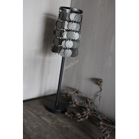 Schijfjes tafellamp Black / antraciet 70cm