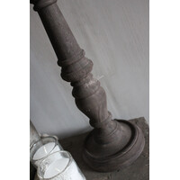 Baluster lampvoet Umber wood 45 cm