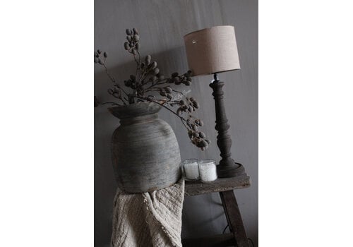 Baluster lampvoet Umber wood 45 cm