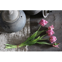 Bos real touch Parrot Tulpen pink 41 cm