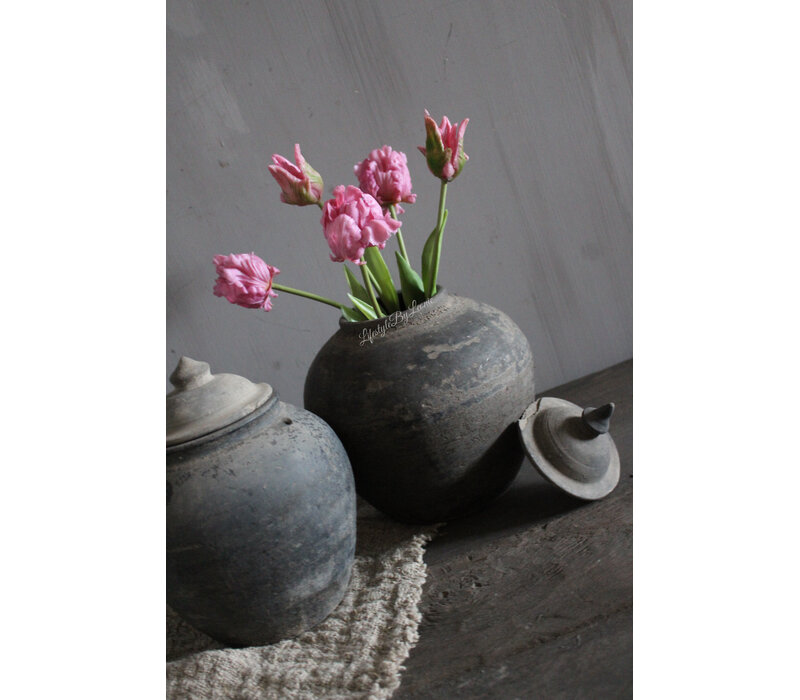 Bos real touch Parrot Tulpen pink 41 cm