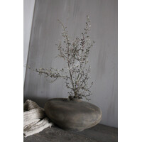 LUKSA houten vaas Anton antique grey 35 x 18 cm