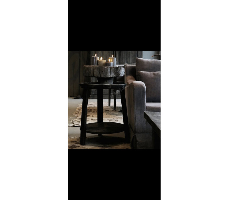 LUKSA bijzettafel Joost met schaal 60 x 50 cm