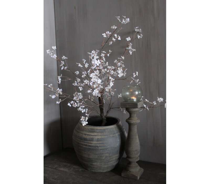 Kunstplant Pyrus wit in pot 110 cm