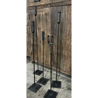 Smeedijzeren kandelaar dinerkaars 80cm