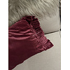 Kussen velours fringe Purple 70x35cm