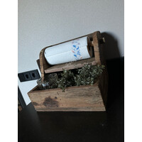 Houten keukenrolhouder Greet 28 x 30 cm